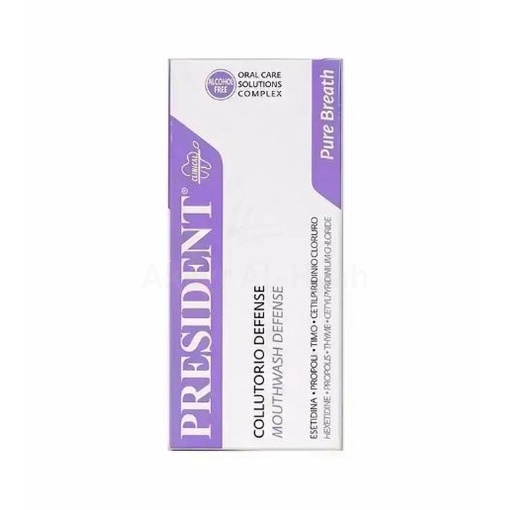 PRESIDENT DEFENSE/PURE BREATH MOUTH WASH 200ML #16044