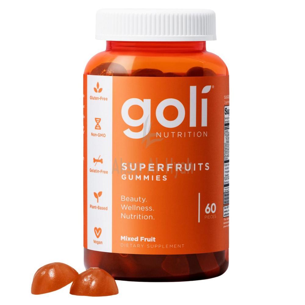 GOLI SUPER FRUITS GUMMIES 60'S