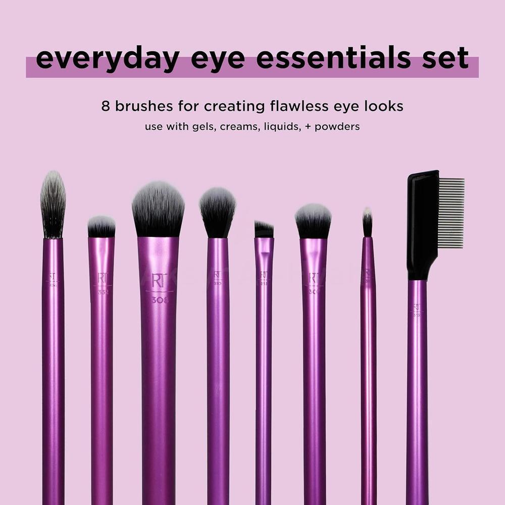 RT FACE+EYE+CHEEK EVERYDAY ESSENTIAL BRUSH SET #1991 1