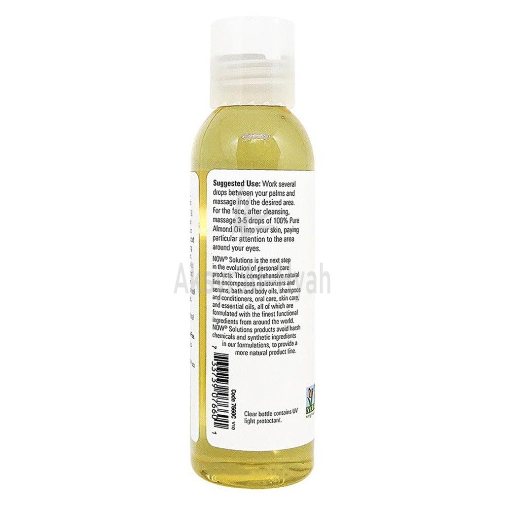 NOW SWEET ALMOND OIL 118ML#7660 1