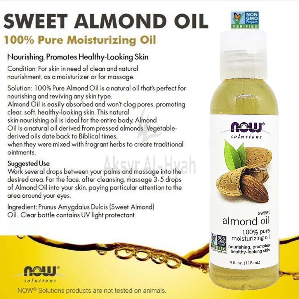 NOW SWEET ALMOND OIL 118ML#7660 3