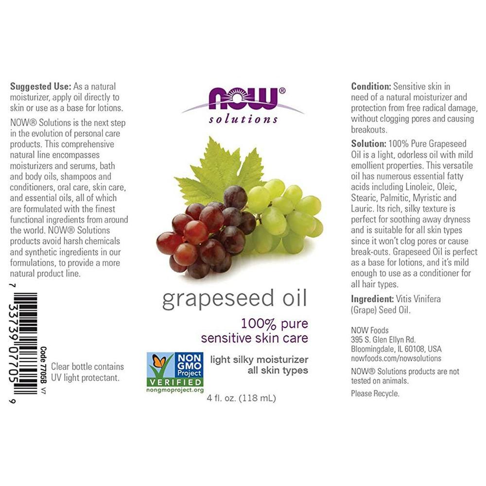 NOW GRAPESEED OIL 118ML#7705 5