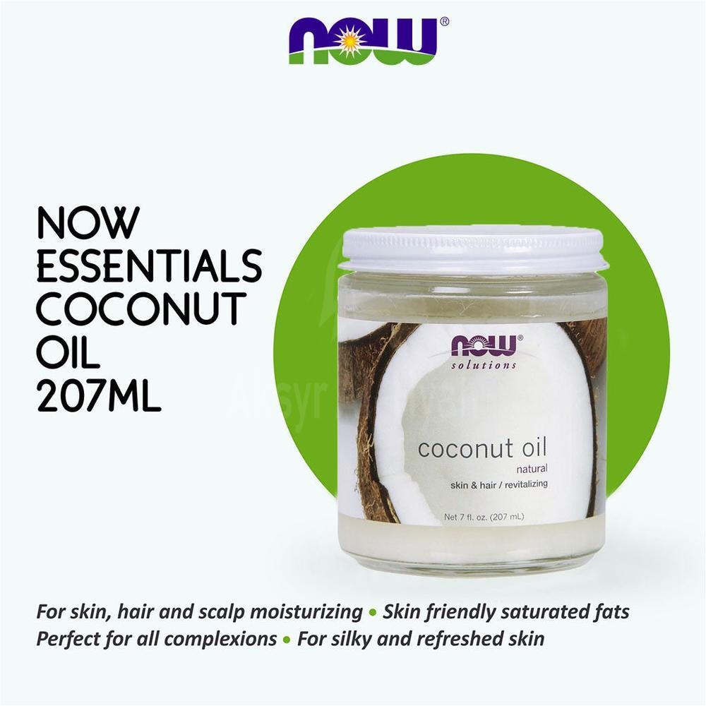 NOW COCONUT OIL NATURAL 207ML#7683 6