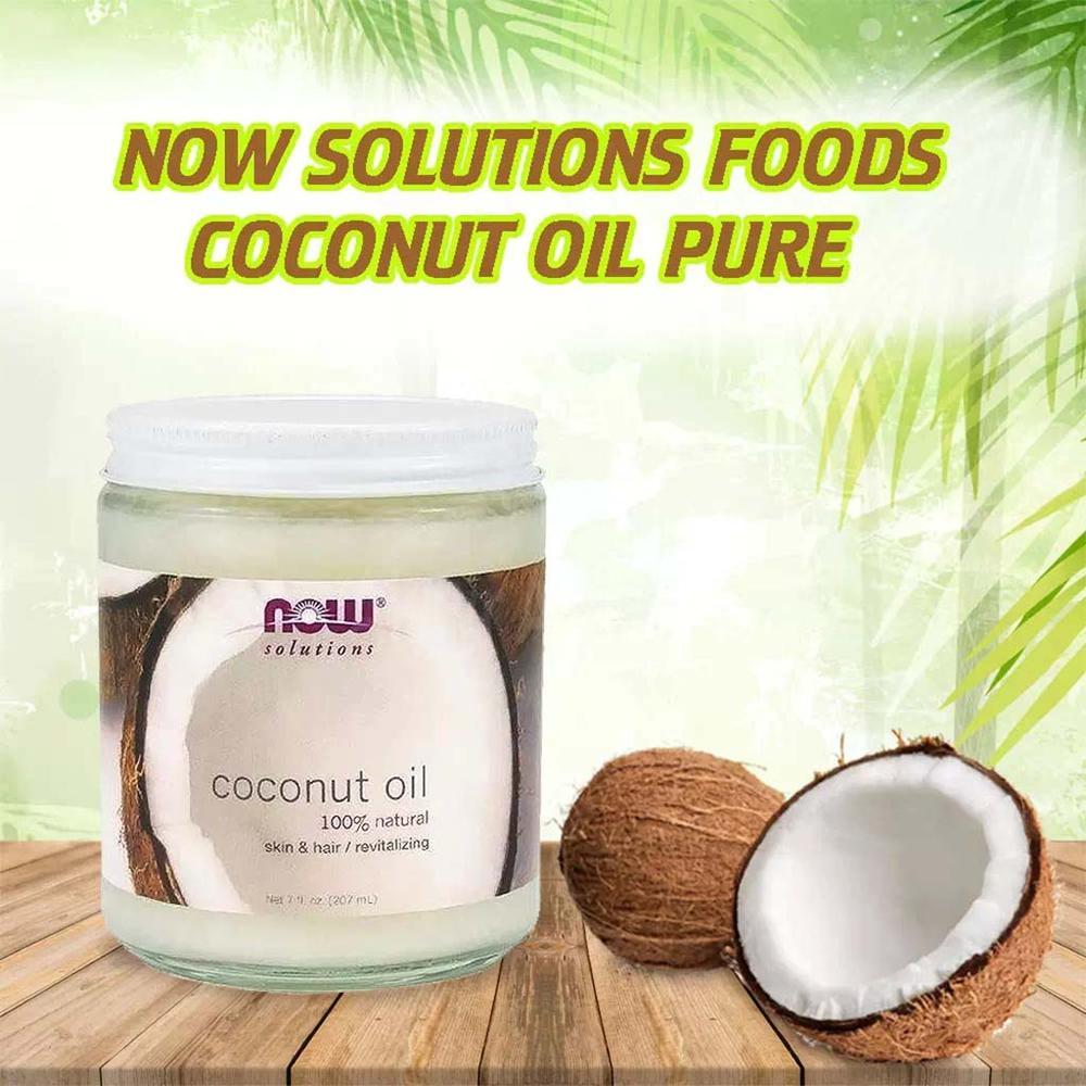 NOW COCONUT OIL NATURAL 207ML#7683 7