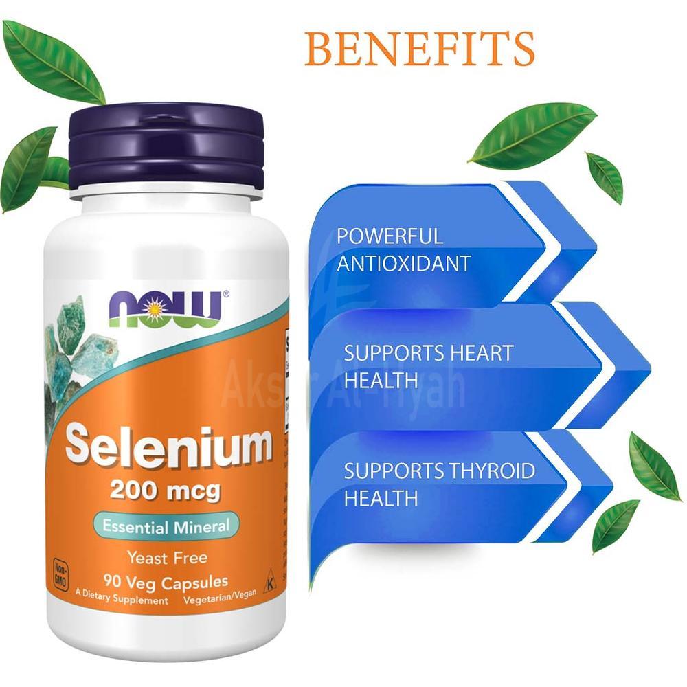 NOW SELENIUM 200MCG CAP 90"S #18246 2
