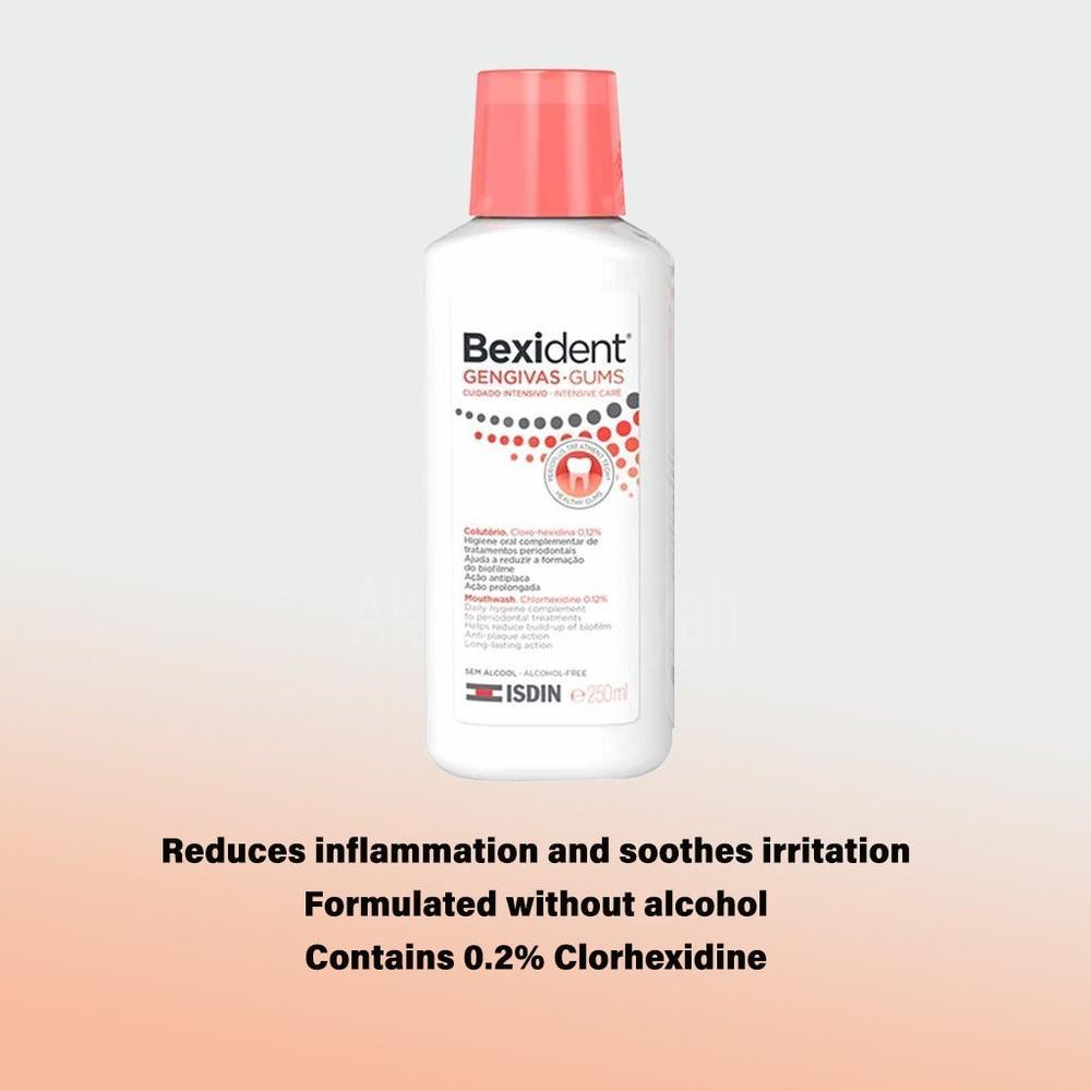 BEXIDENT GUM INTENSIVE CARE MOUTHWASH 250ML#BX013 1