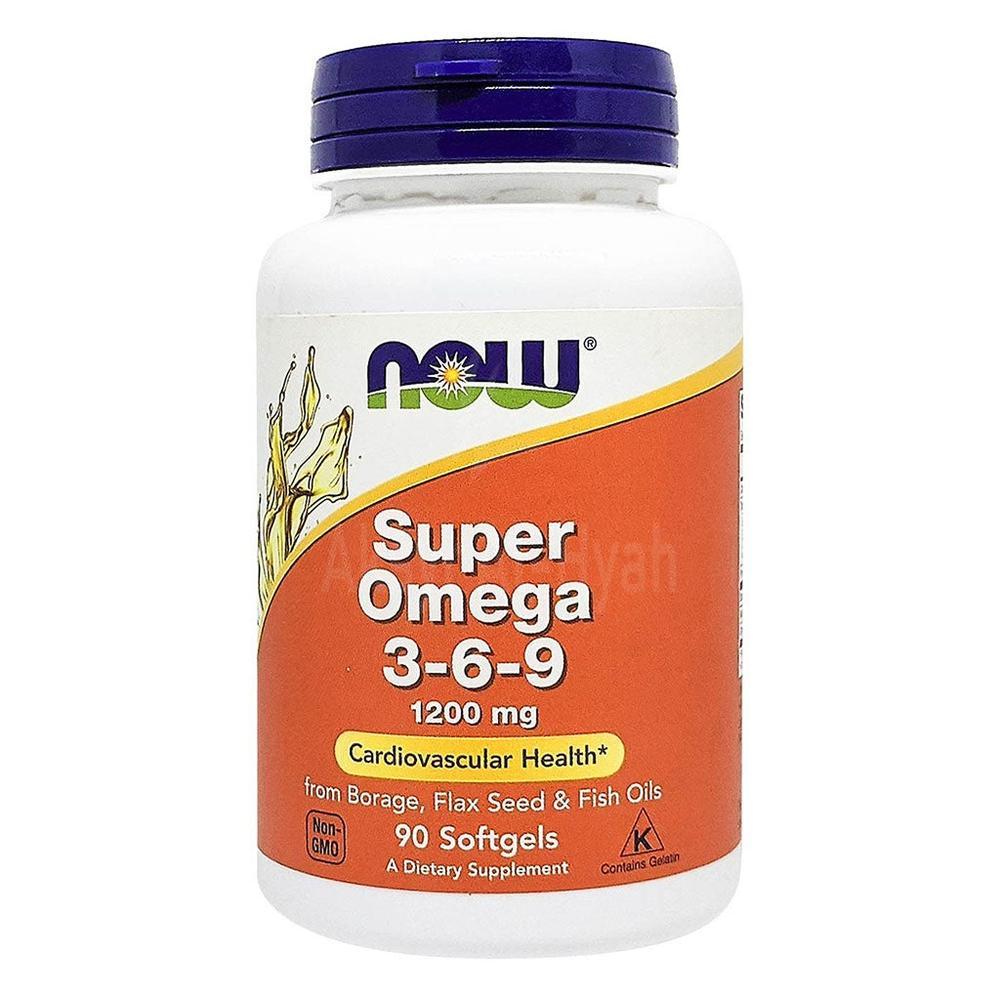 NOW SUPER OMEGA 3-6-9 1200MG SOFTGEL 90"S #18242
