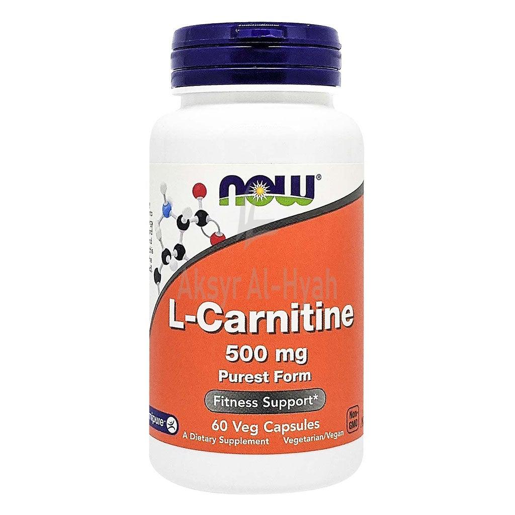 NOW L-CARNITINE 500MG CAPSULES 60'S #18969
