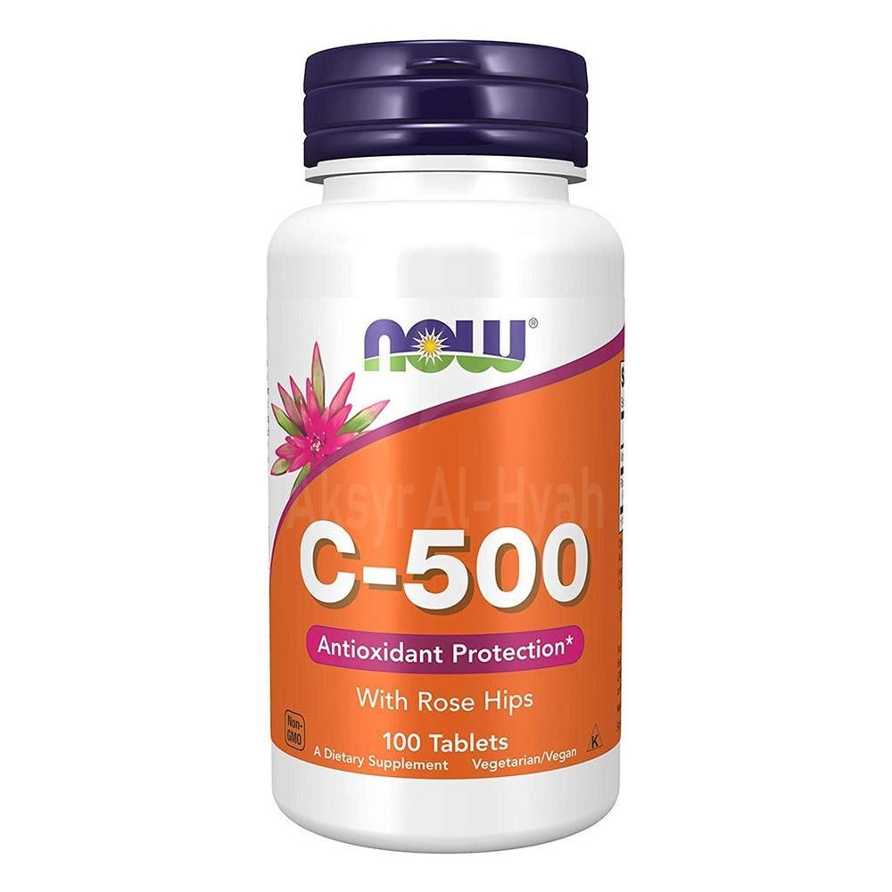 NOW VIT.C 500  W/ROSE HIPS 100'S #17921