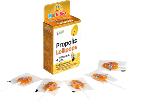 MULTI BALL KIDS PROPOLIS LOLLIPOPS 7'S(VIT C+ZINC) 1