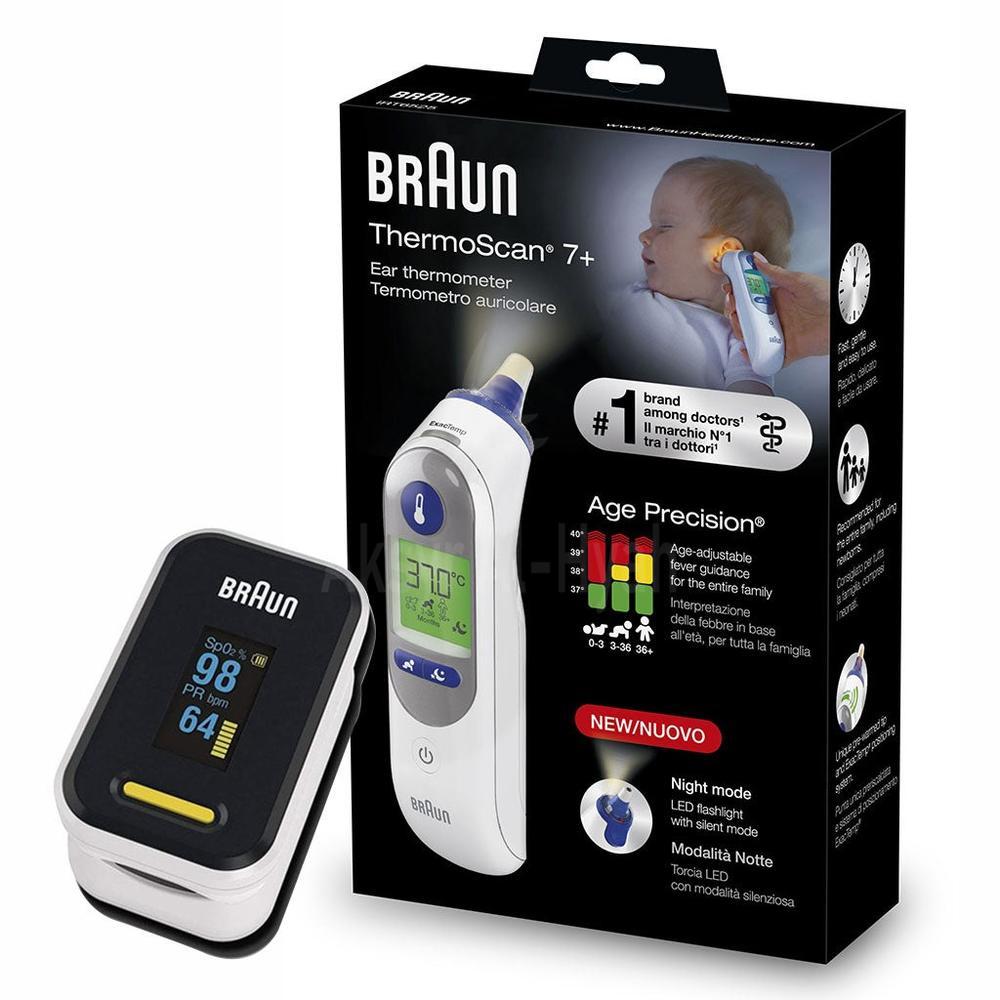 BRAUN THERMOSCAN 7+ EAR THERMOMETER