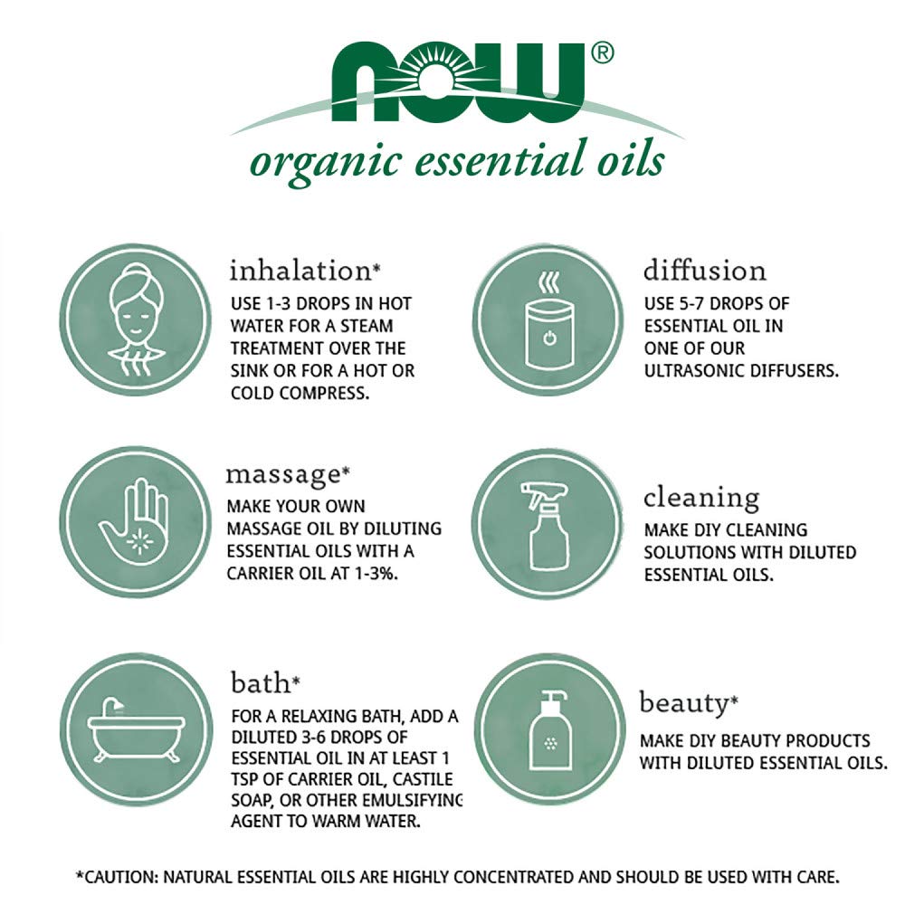 NOW ROSEMARY ORGANIC OIL 30ML#7460