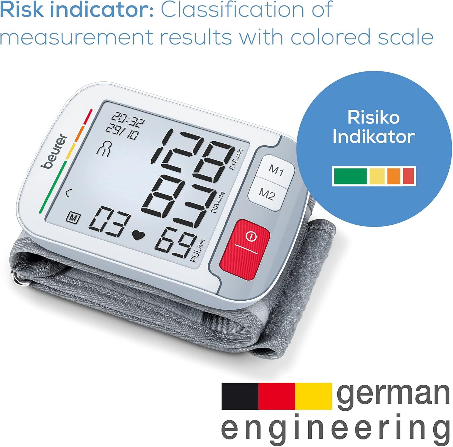 BEURER (BC 51) BP MONITOR WRIST 3