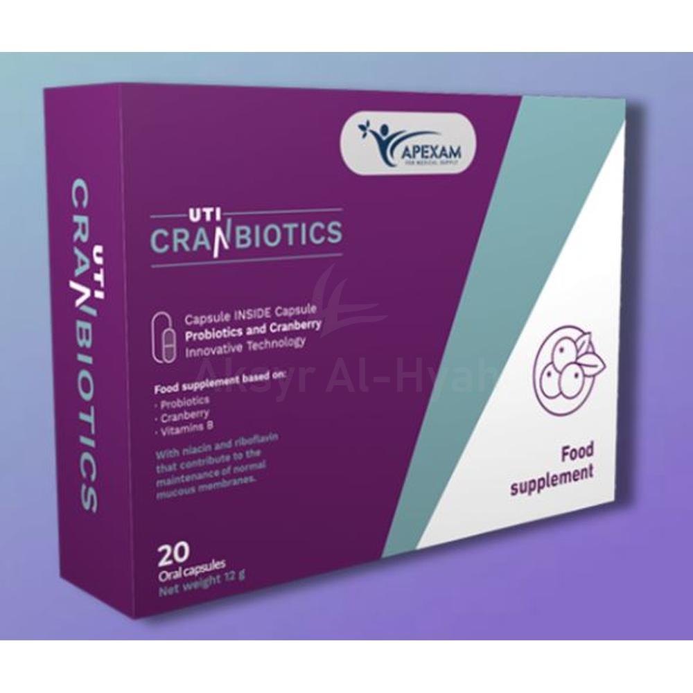 APEXAM UTI CRANBIOTICS CAPSULES 20'S