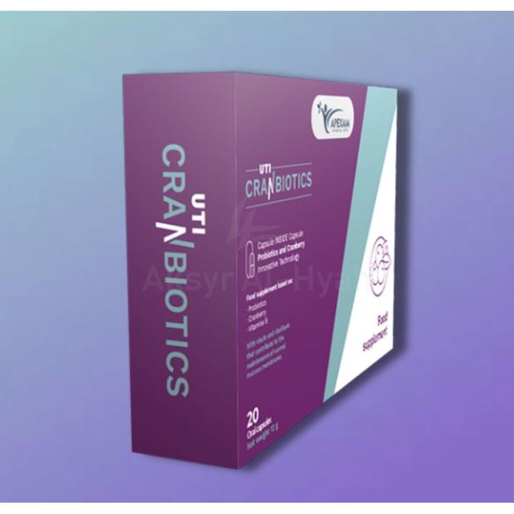 APEXAM UTI CRANBIOTICS CAPSULES 20'S 2