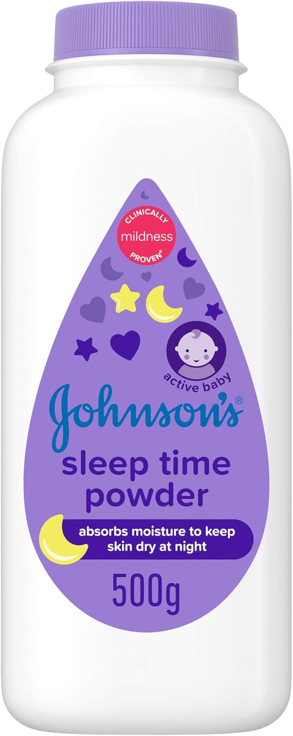 J/J B/TIME BABY POWDER.LAV/CAMO 500GM