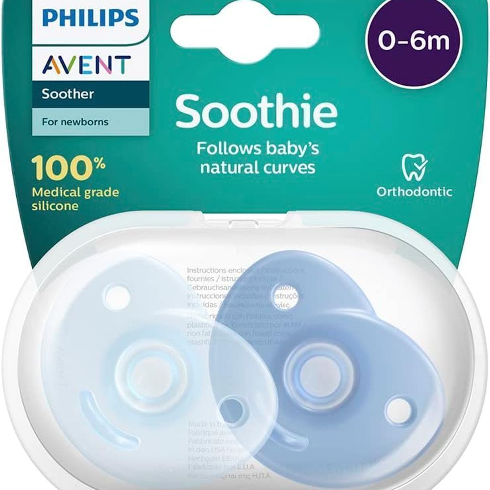 AVENT SOOTHIE SOOTHER 0-6M 2'S SCF099/20 #PA247 2