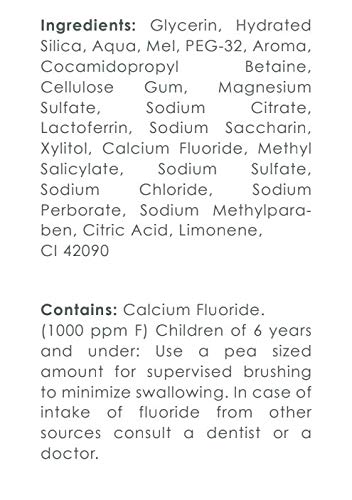 BLUE M TOOTHPASTE WITH  FLUORIDE  75ML 2