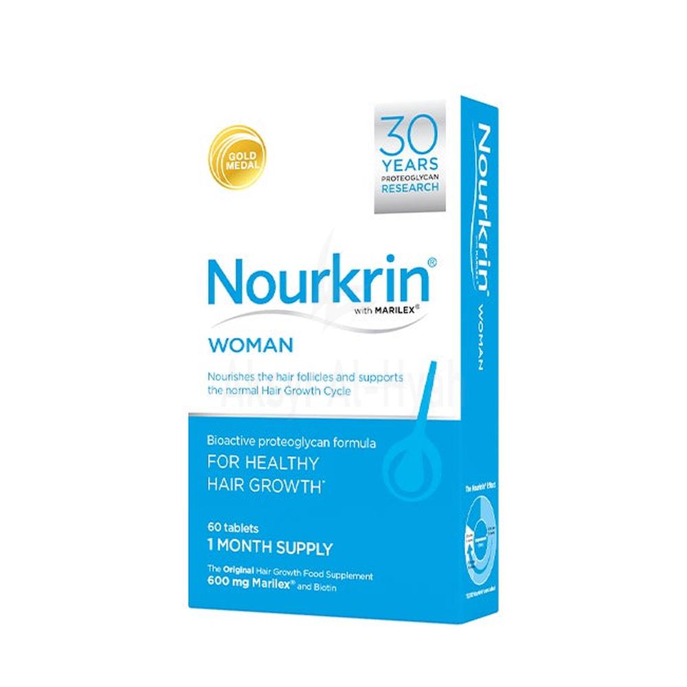 NOURKRIN WOMAN HAIR GROWTH TABLETS 60'S #6001