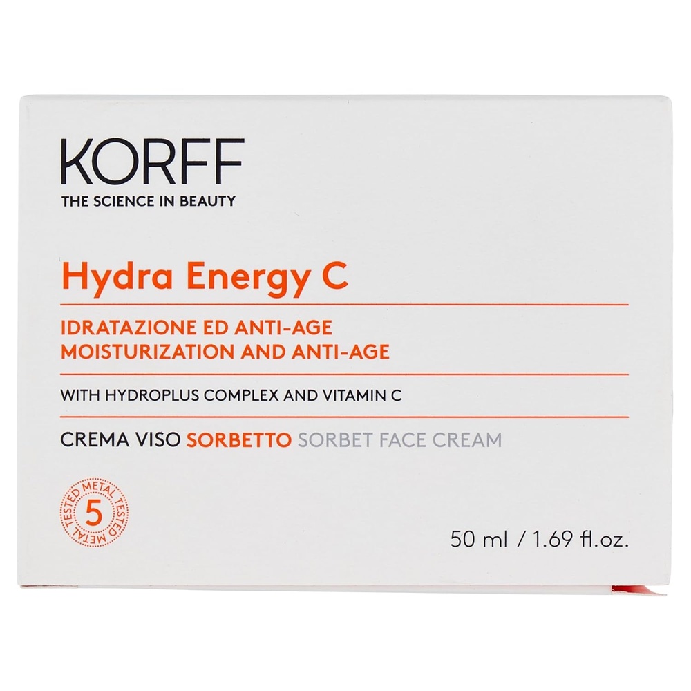 KORFF HYDRA ENERGY C MOIST.& A/AGE SORBET FACE CREAM 50ML 3