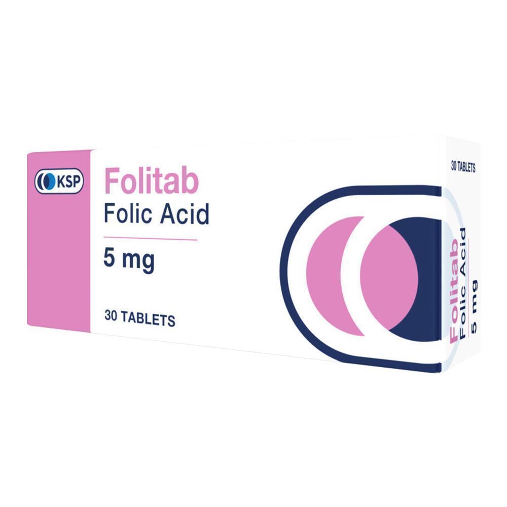 FOLITAB 5 MG TAB 30'S