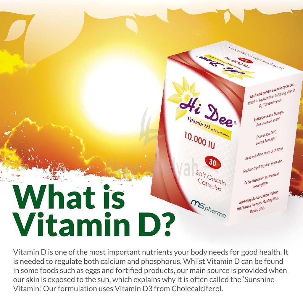 HI DEE 10 000 IU VITAMIN D3 CAP 30'S #52916 1