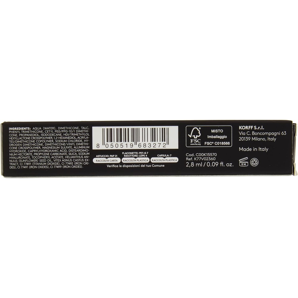 KORFF CURE MAKE UP NEVERENDING LONG LASTING CONCEALER 01 2.8ML 2