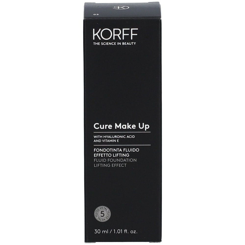 KORFF CURE MAKE UP FLIUD FOUNDATION LIFTING EFFECT 03 30ML 1