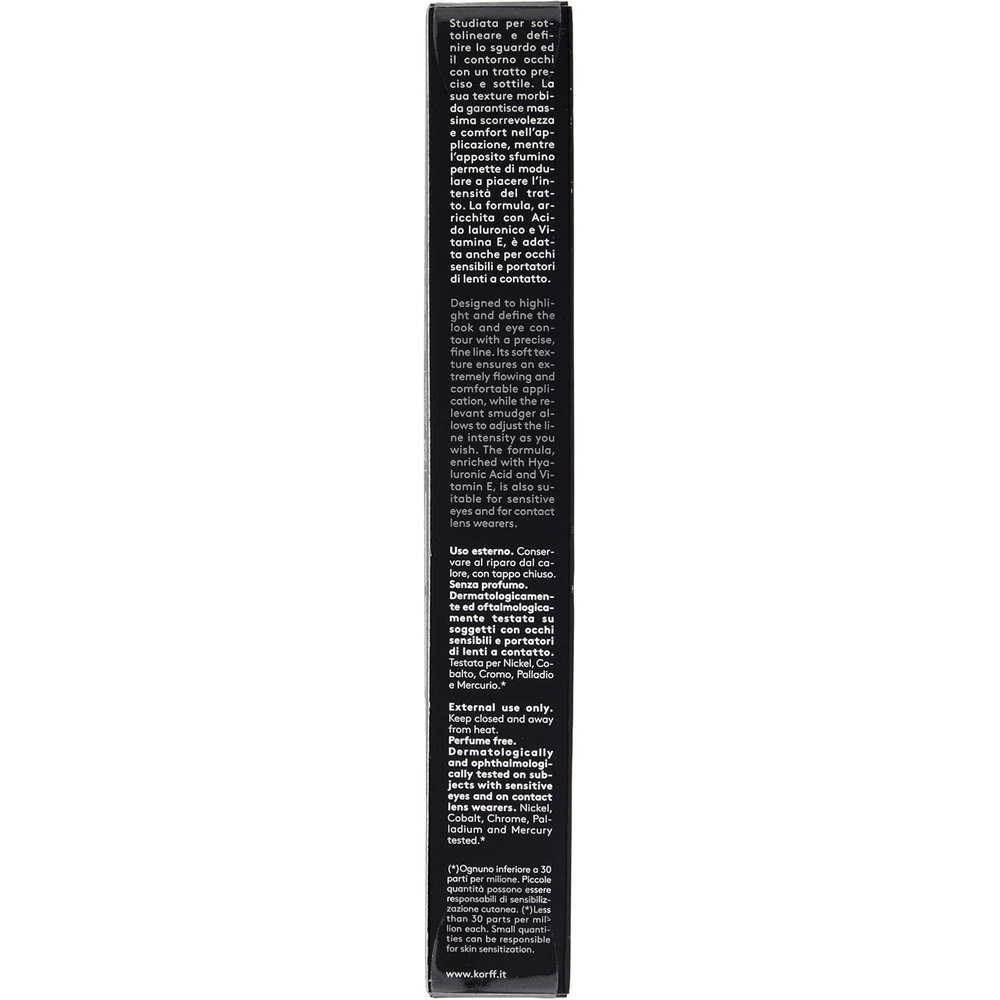 KORFF CURE MAKE UP LONG LASTING BLACK EYE PENCIL 1.1G 4