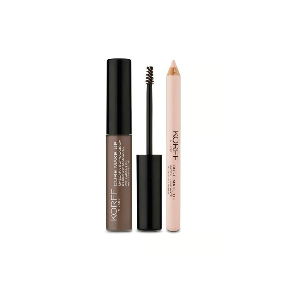 KORFF CURE MAKE UP EYEBROW MASCARA 01+LIGHTENING PENCIL 4ML