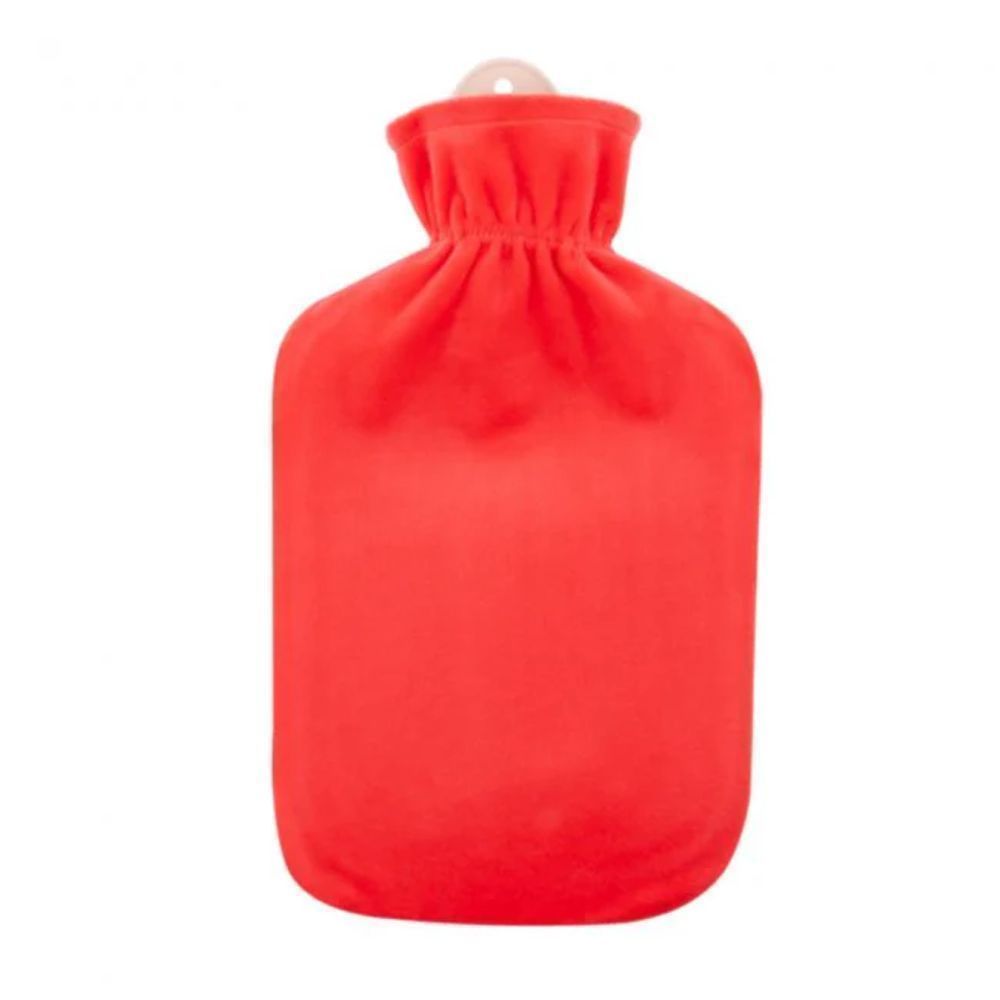 SANGER(13369) CLASSIC VELOUR COVER CORAL HOT WATER BAG