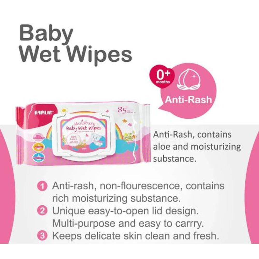 FARLIN ANTI RASH WET WIPES 35'S #18728 1