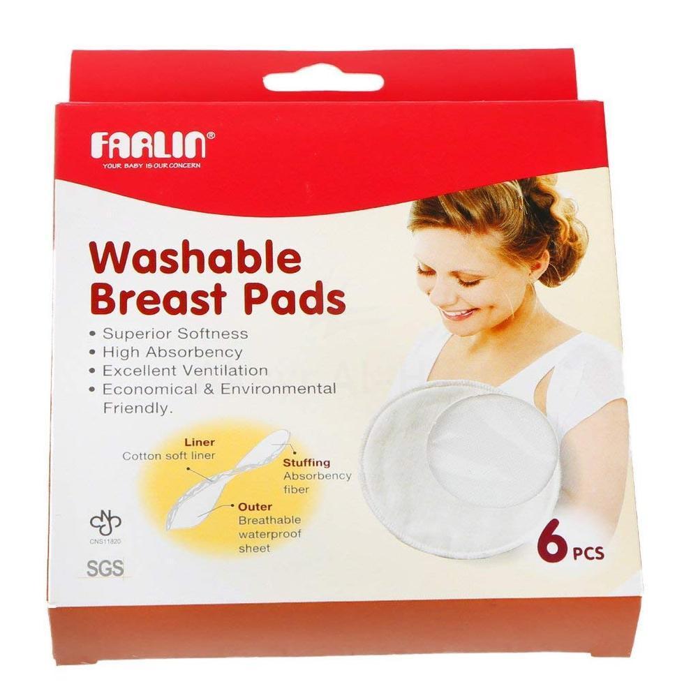 FARLIN BF-632 WASHABLE BREAST PAD 6"S #18262