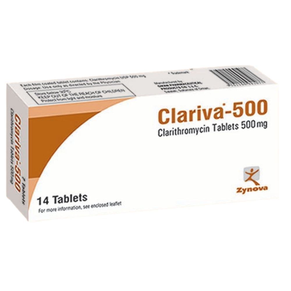 CLARIVA 500MG TAB 14"S