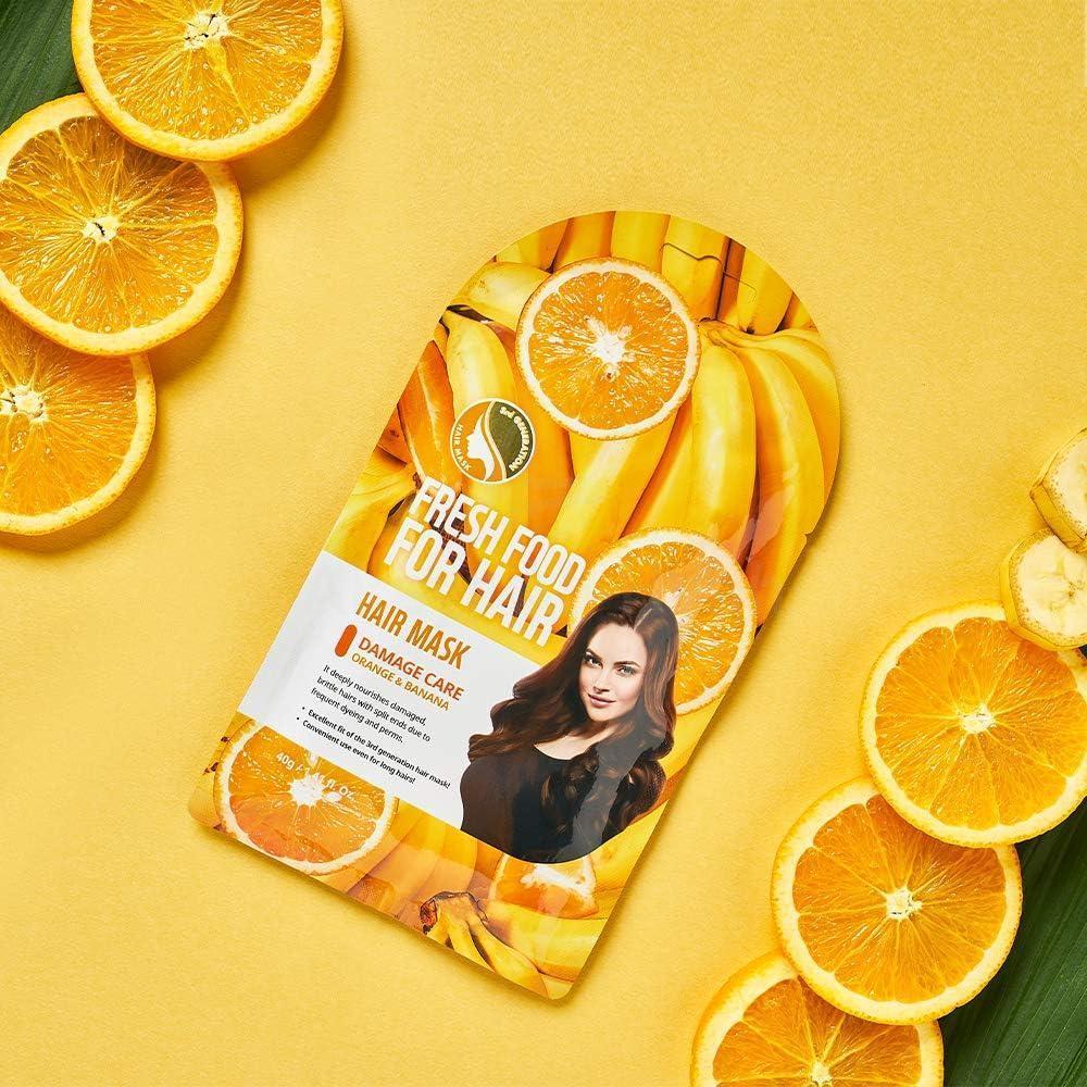 FRESH FOOD HAIR MASK(ORANGE&BANANA) 1