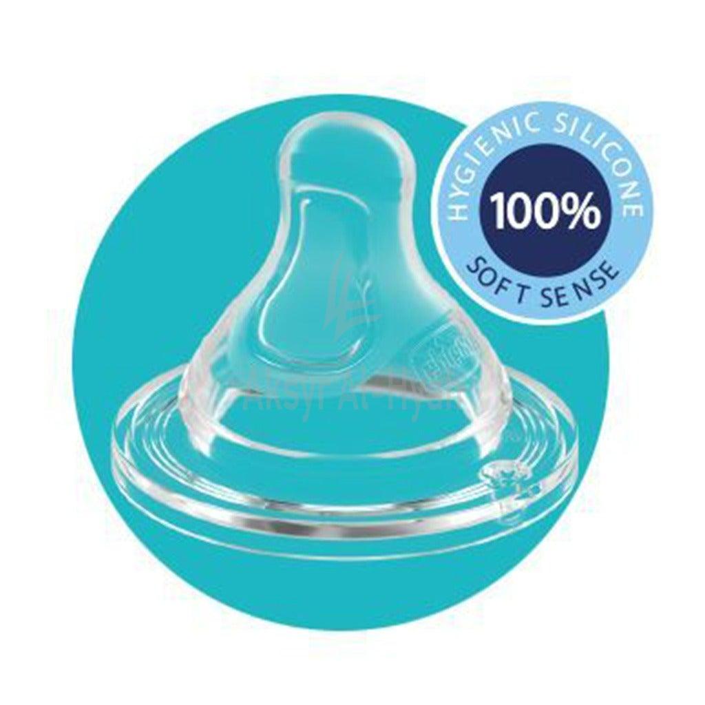 CHICCO(286371)BABY WELL BEING PLASTIC BOTTLE GIRL 330ML 3