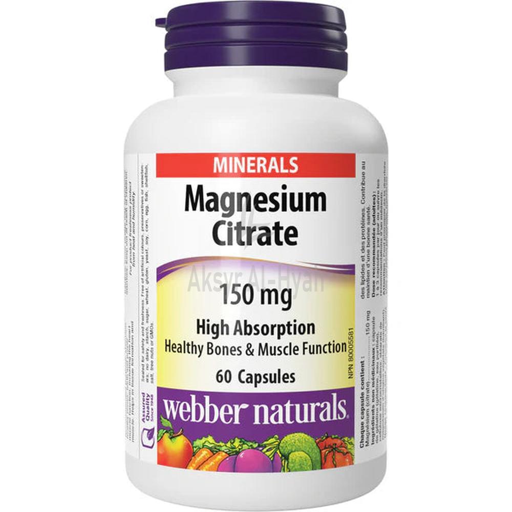 WN MAGNESIUM CITRATE 150MG CAP 60'S
