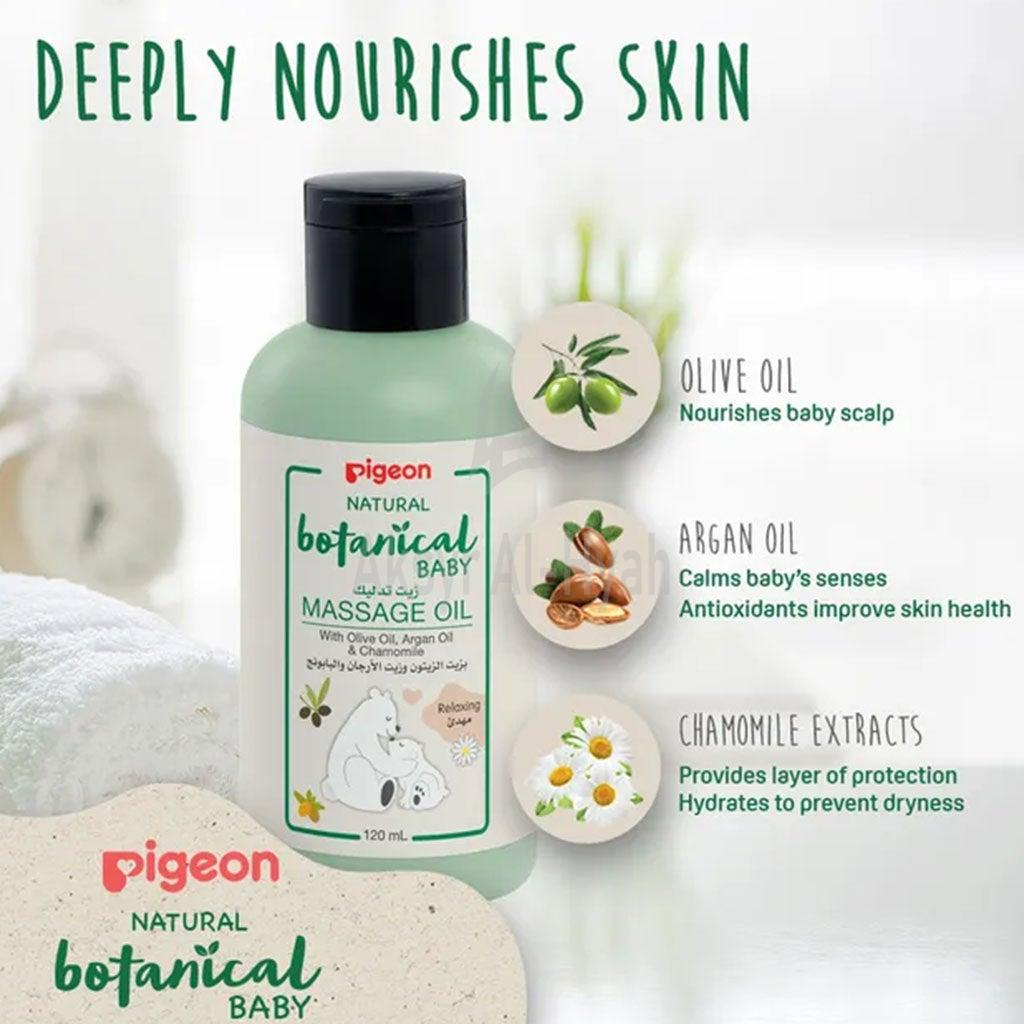 PIGEON BOTANICAL BABY MASSAGE OIL 120ML#79384 3