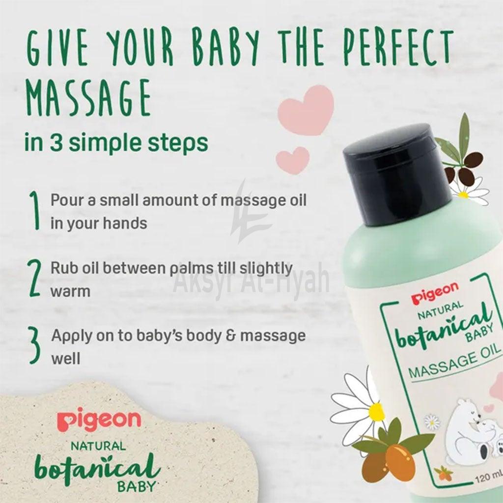 PIGEON BOTANICAL BABY MASSAGE OIL 120ML#79384 6