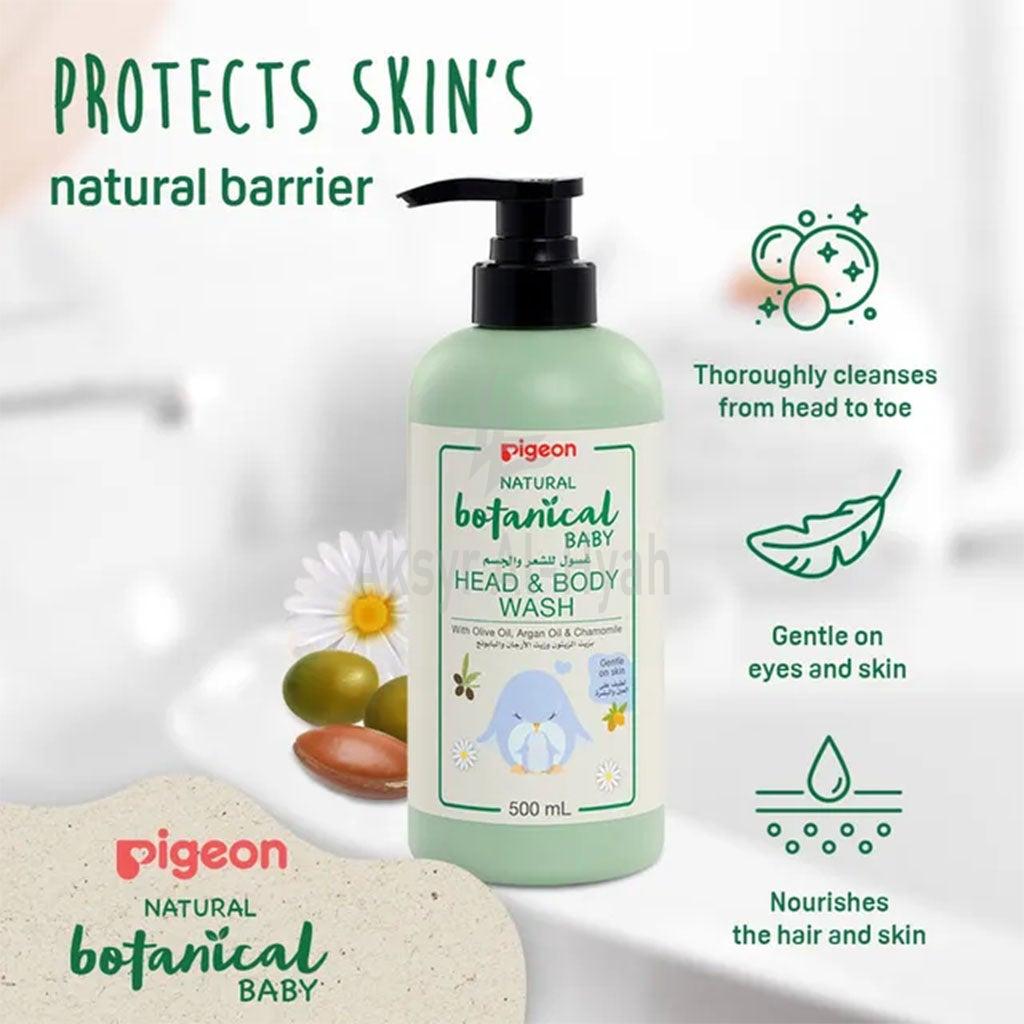 PIGEON BOTANICAL BABY HEAD&BODY WASH 500ML#79380 1