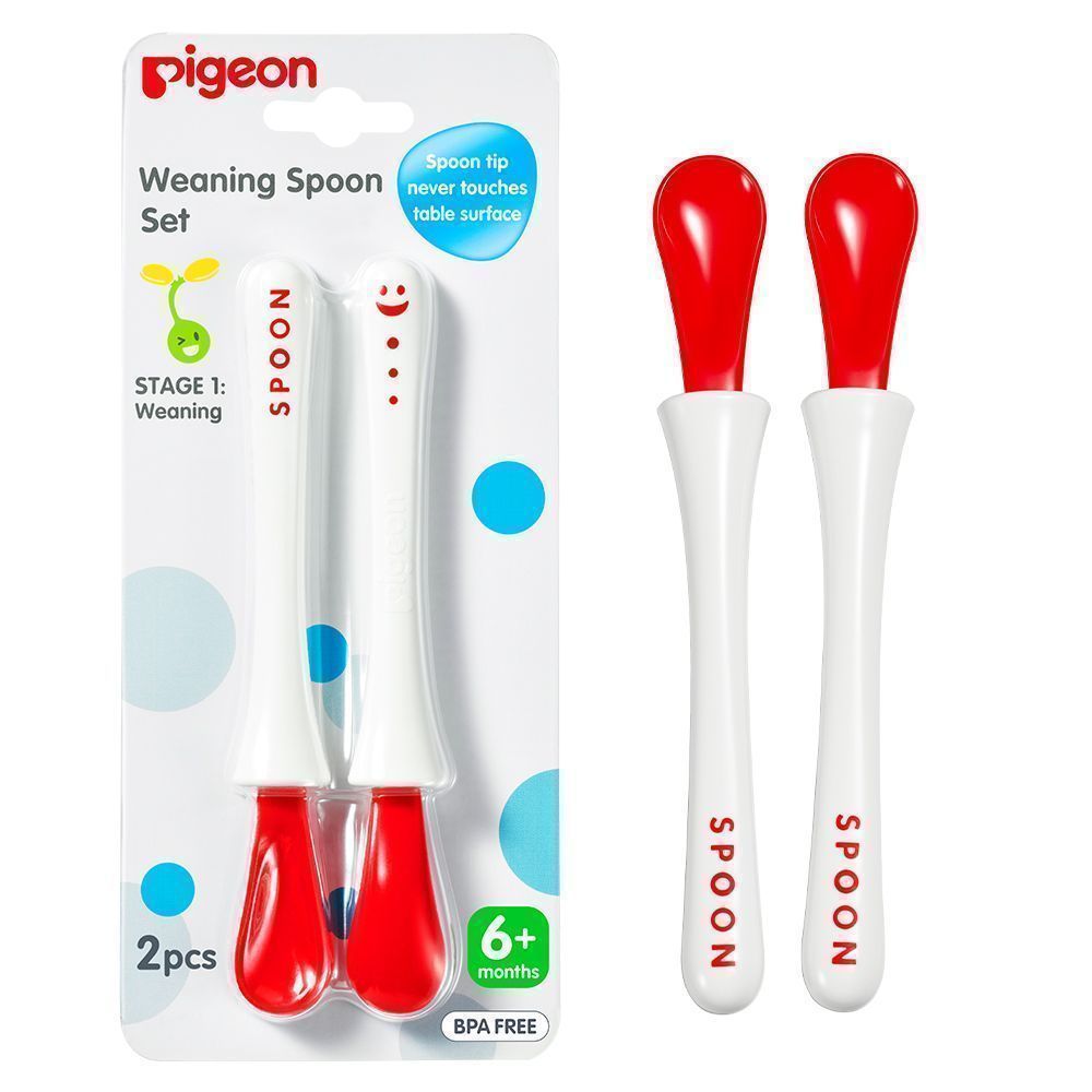PIGEON(26399) WEANING SPOON  SET 6M+