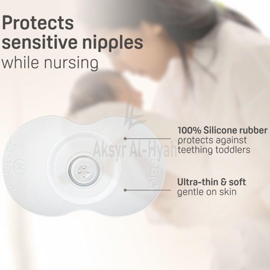 PIGEON(26227)NIPPLE SHIELD SILICON NAT FIT SOFT 1
