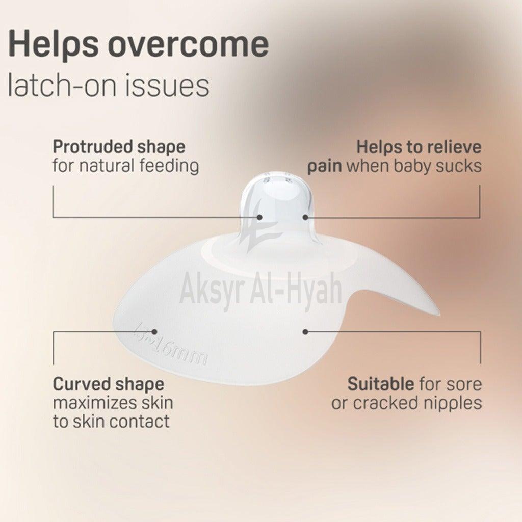 PIGEON(26227)NIPPLE SHIELD SILICON NAT FIT SOFT 2