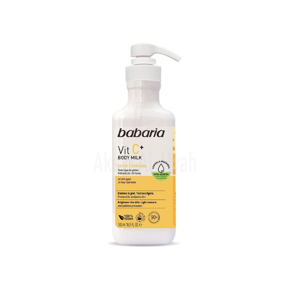 BABARIA VITAMIN C+ BODY MILK500ML#0097