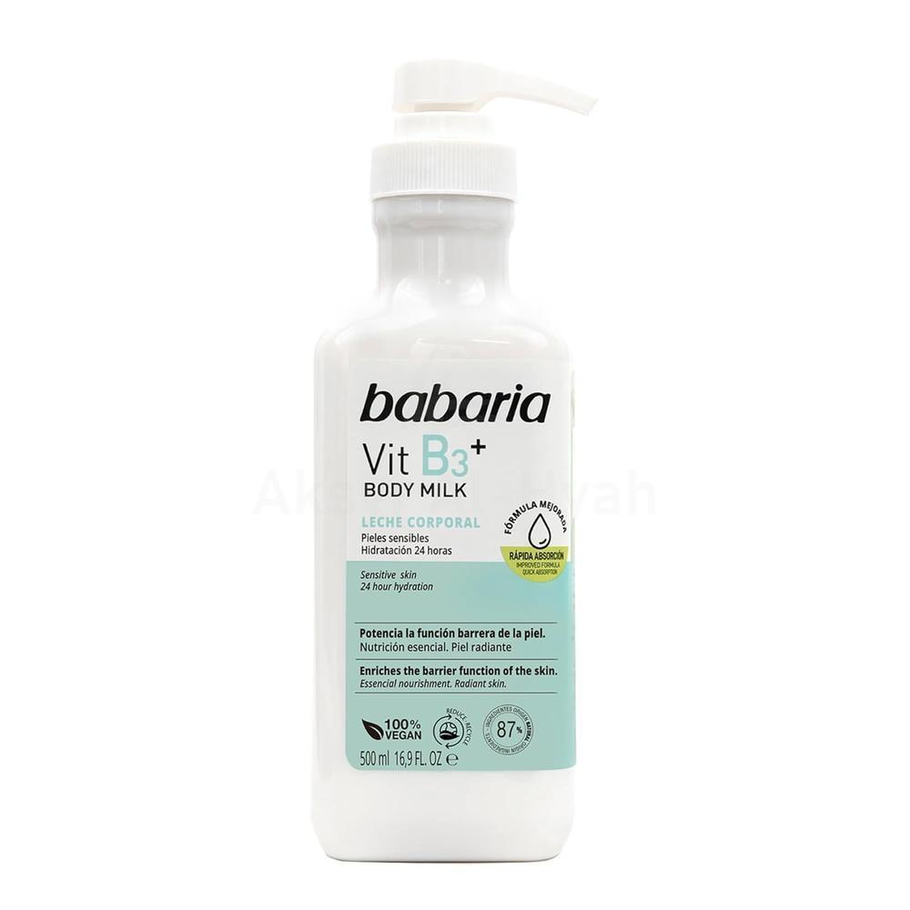 BABARIA VITAMIN B3+ BODY MILK500ML#0080