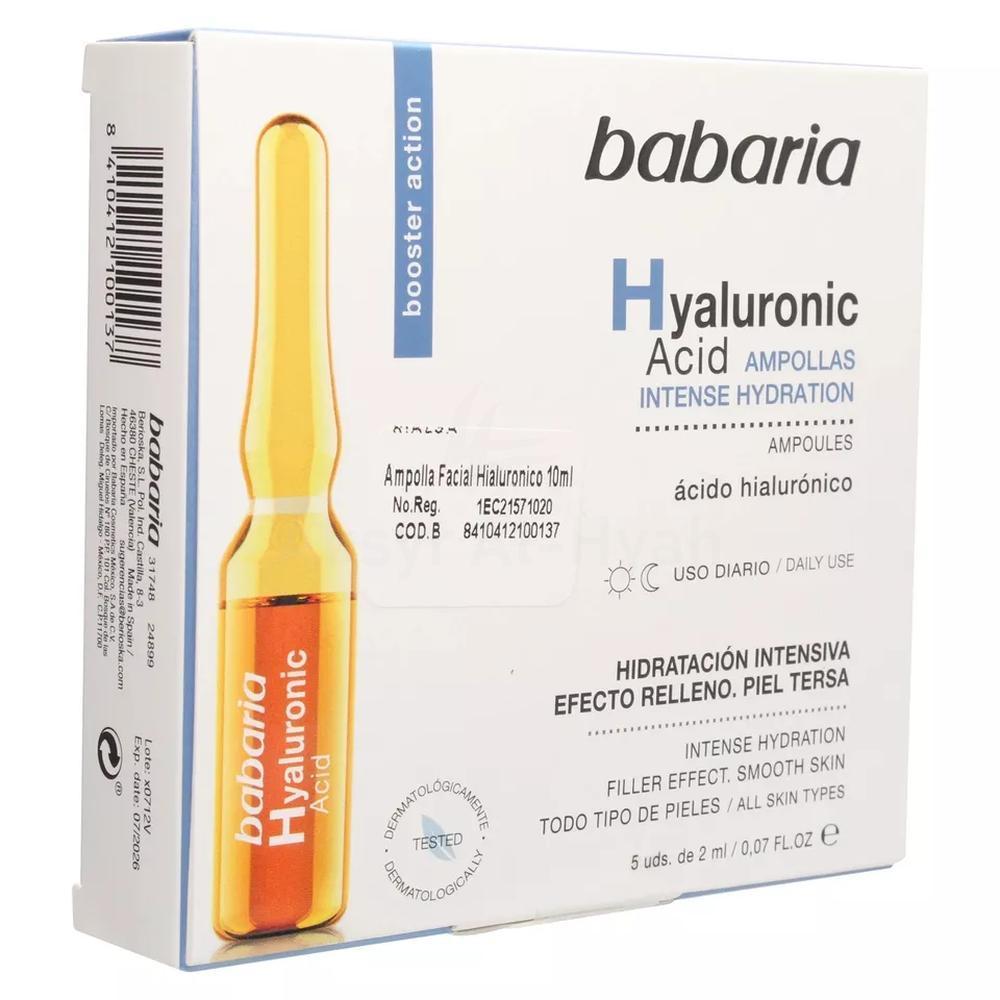 BABARIA HYALURONIC ACID AMPOLLAS 5X2ML#0137 1