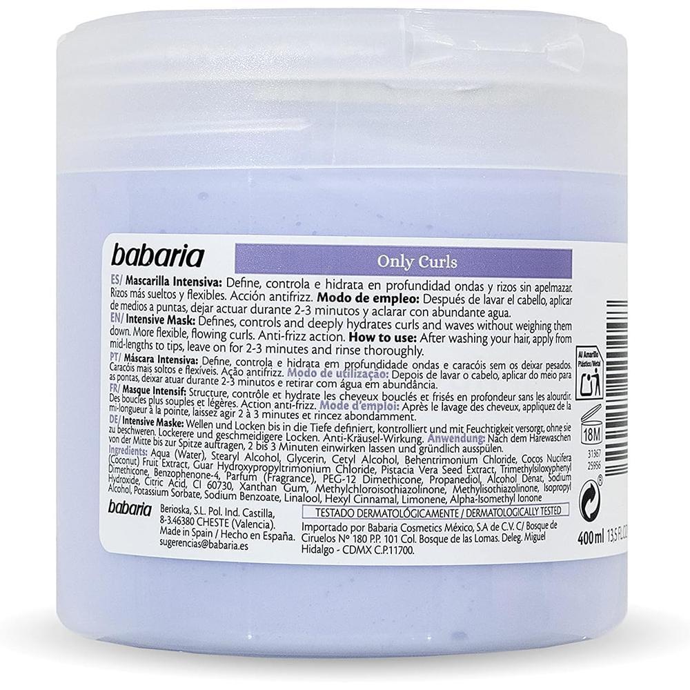BABARIA ONLY CURLS INTENSIVE MASK 400ML#0248