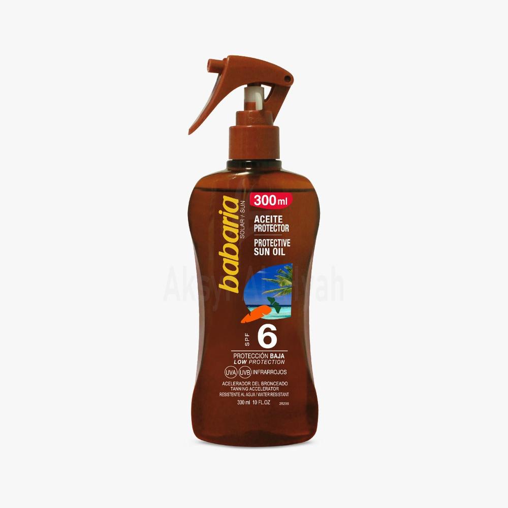 BABARIA CARROT PROT SUN OIL SPRAY SPF6 300ML#598