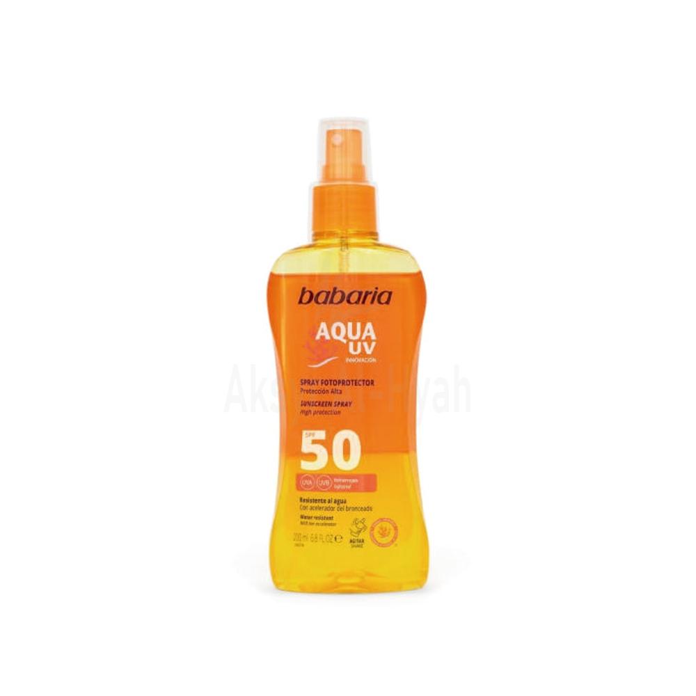 BABARIA AQUA UV SUN PROT SPRAY SPF50 200ML#221