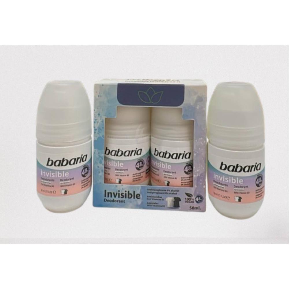 BABARIA OFFER DEO ROLL ON INVISIBLE ANTISTAIN 48HRS 50ML#3225